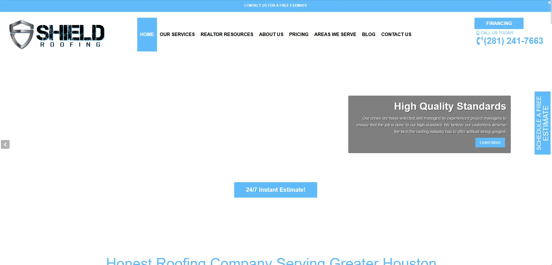 Shield Roofers — before